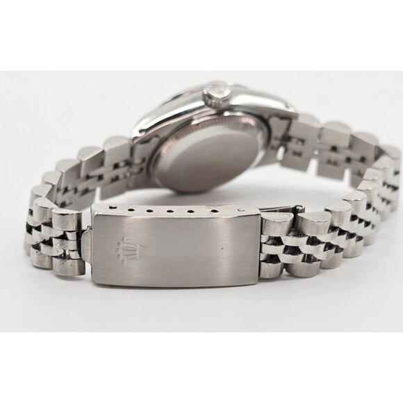 1987 Rolex Date 69160 Lady Stainless Steel Silver Dial with Jubilee Band Watch - Picture 10 of 14